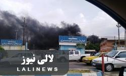 آتش سوزی در اداره ترابری شرکت بهره برداری نفت و گاز مسجد سلیمان/مهار سریع آتش و مصدومیت 6 نفر