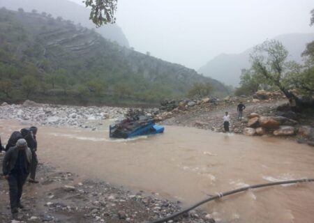 بارندگی مسیر پنج روستا در منطقه آرپناه لالی را مسدود کرد / احداث پل از مطالبه به حق اهالی است