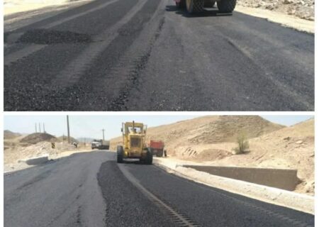 تکمیل آسفالت پل جدید آبکنار در لالی/مسیری که دیگر بسته نخواهد شد + تصاویر