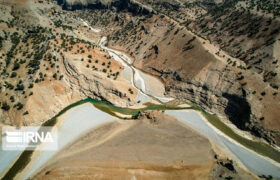 خشک شدن کم سابقه رودخانه بازفت در ایلراه بختیاری