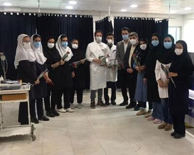 به مناسبت روز پرستار از پرستاران بیمارستان امید در شهرستان لالی  تجلیل شد + عکس
