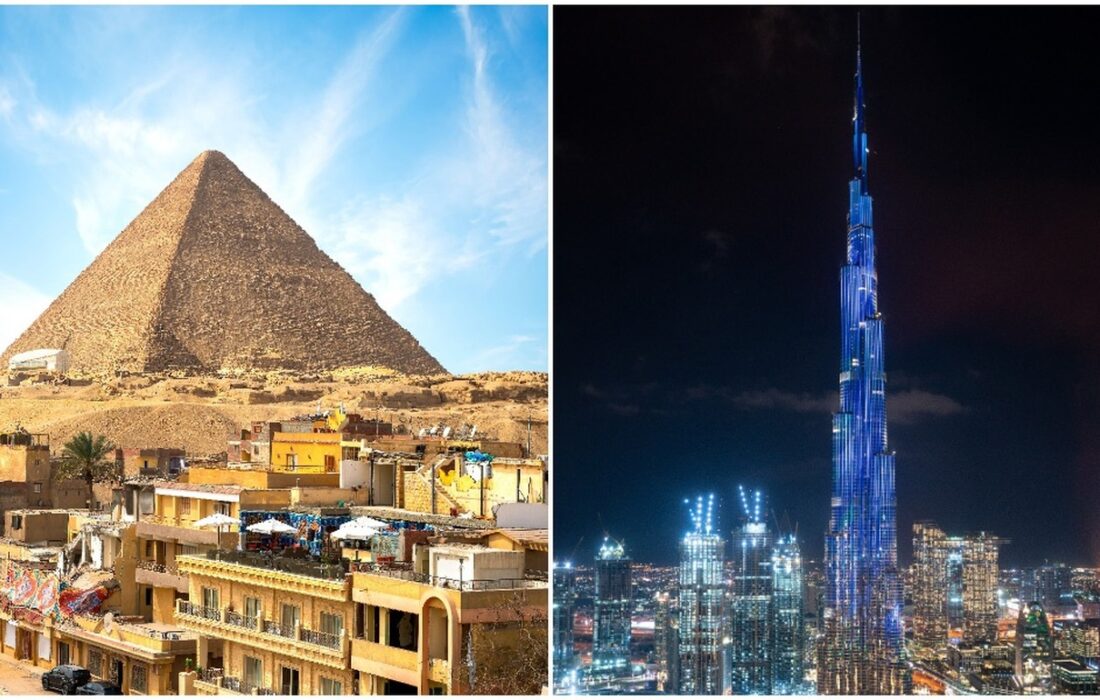 بلندترین سازه‌های روی زمین: از اهرام ثلاثه تا برج خلیفه