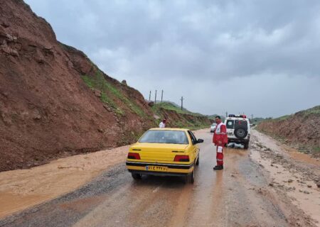 باران بهاری در شهرستان لالی / از طغیان رودخانه ها تا مسدود شدن جاده ها + تصاویر