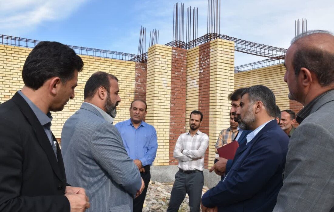 بازدید مدیرکل نوسازی وتجهیزات مدارس خوزستان از مدارس و پروژه های در حال ساخت شهرستان لالی