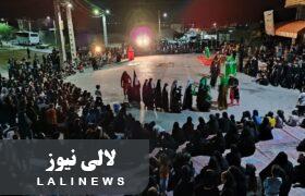 اجرای آیین نمایشی مذهبی تعزیه در لالی