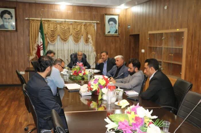 جلسه اعضای شورای اسلامی شهر با شهردار مسجدسلیمان برگزار شد