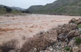 طغیان ترسناک رودخانه در منطقه گردشگری تراز لالی