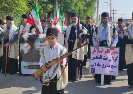 نمایش انسجام بسیجیان و عشایر بختیاری در رزمایش «جان‌فدایان» در لالی + تصاویر