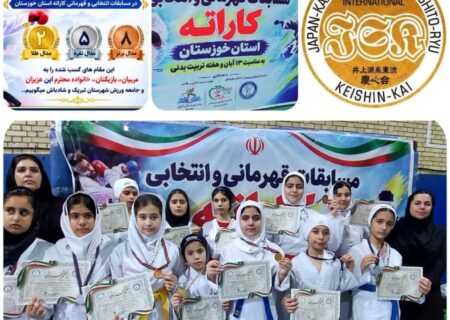 درخشش دختران لالی در کاراته و تکواندو؛ کسب ۳۱ عنوان در هفته تربیت بدنی + عکس